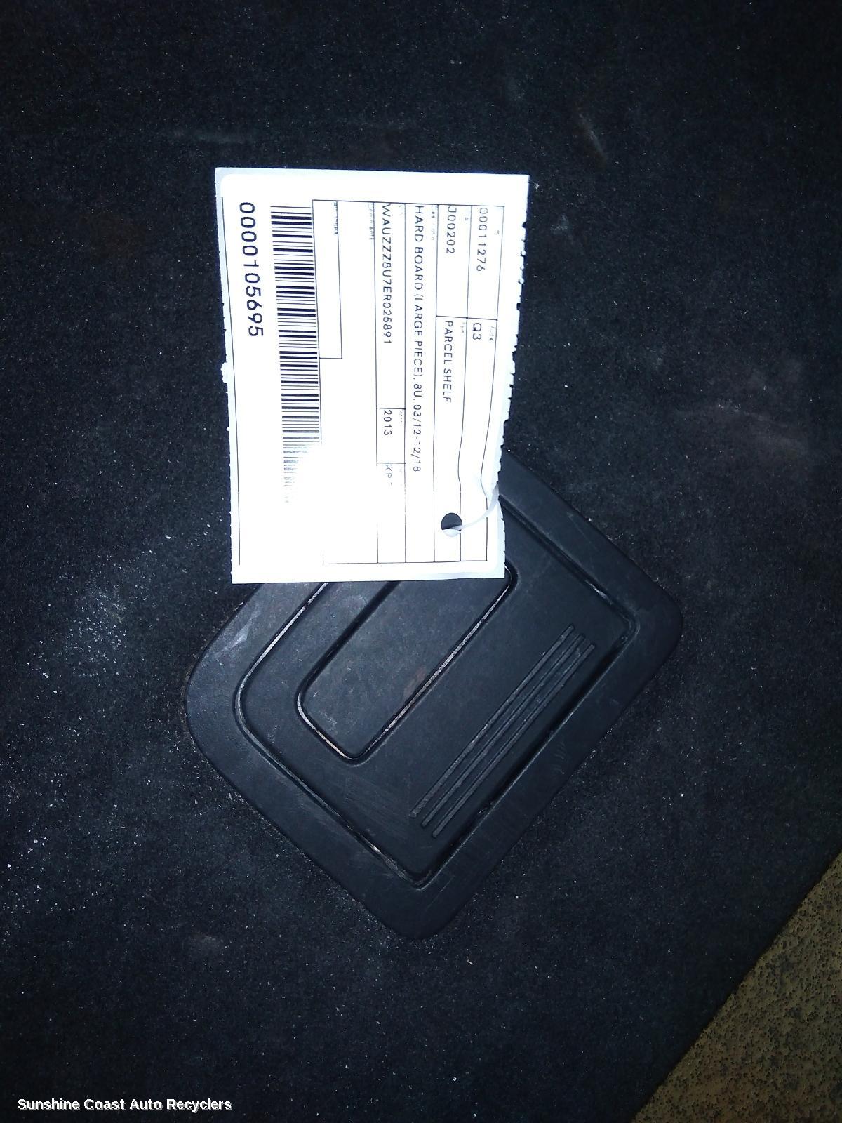 2013 Audi Q3 Parcel Shelf Cargo Blind