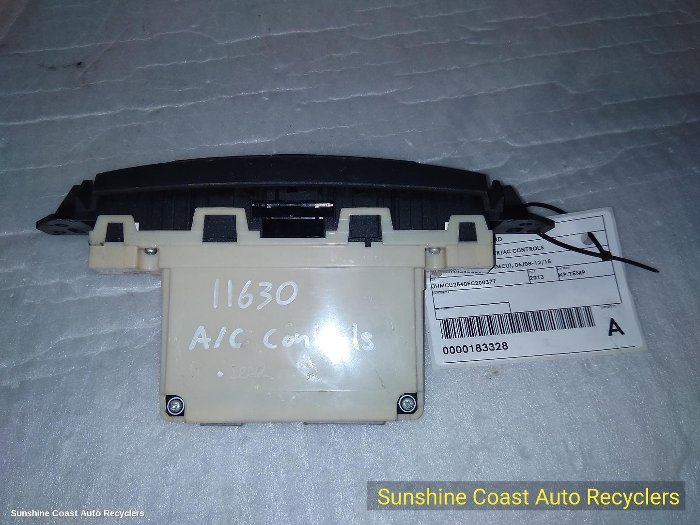 2013 Honda Accord Heater Ac Controls