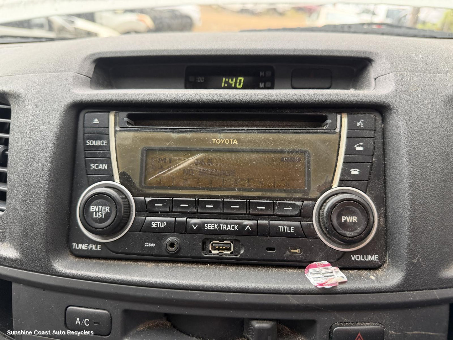 2005-2015 Toyota Hilux Radio Cd Dvd Sat Tv