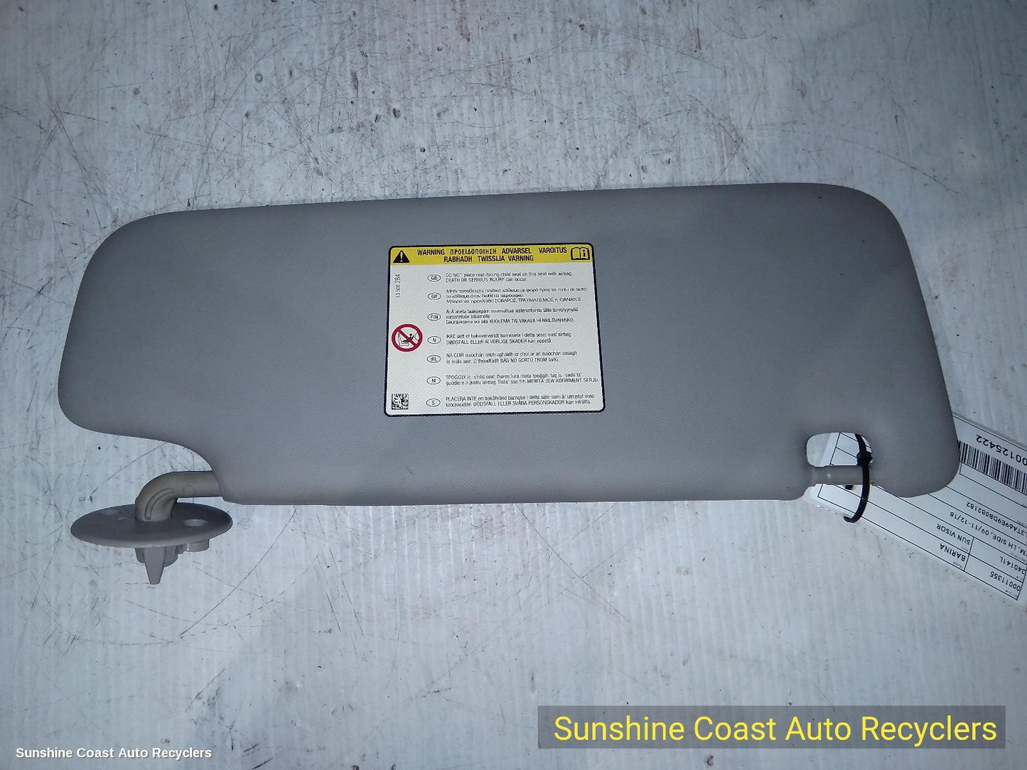 2012 Holden Barina Sunvisor