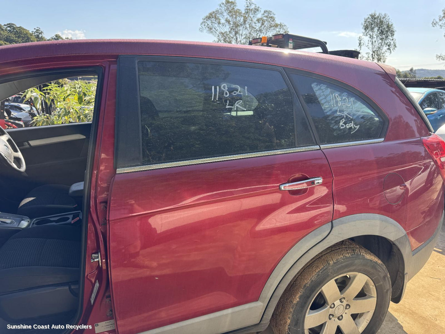 2015 Holden Captiva Left Rear Door Window