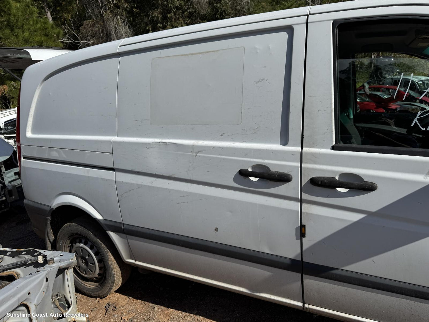 2013 Mercedes Vito Right Rear Door Sliding