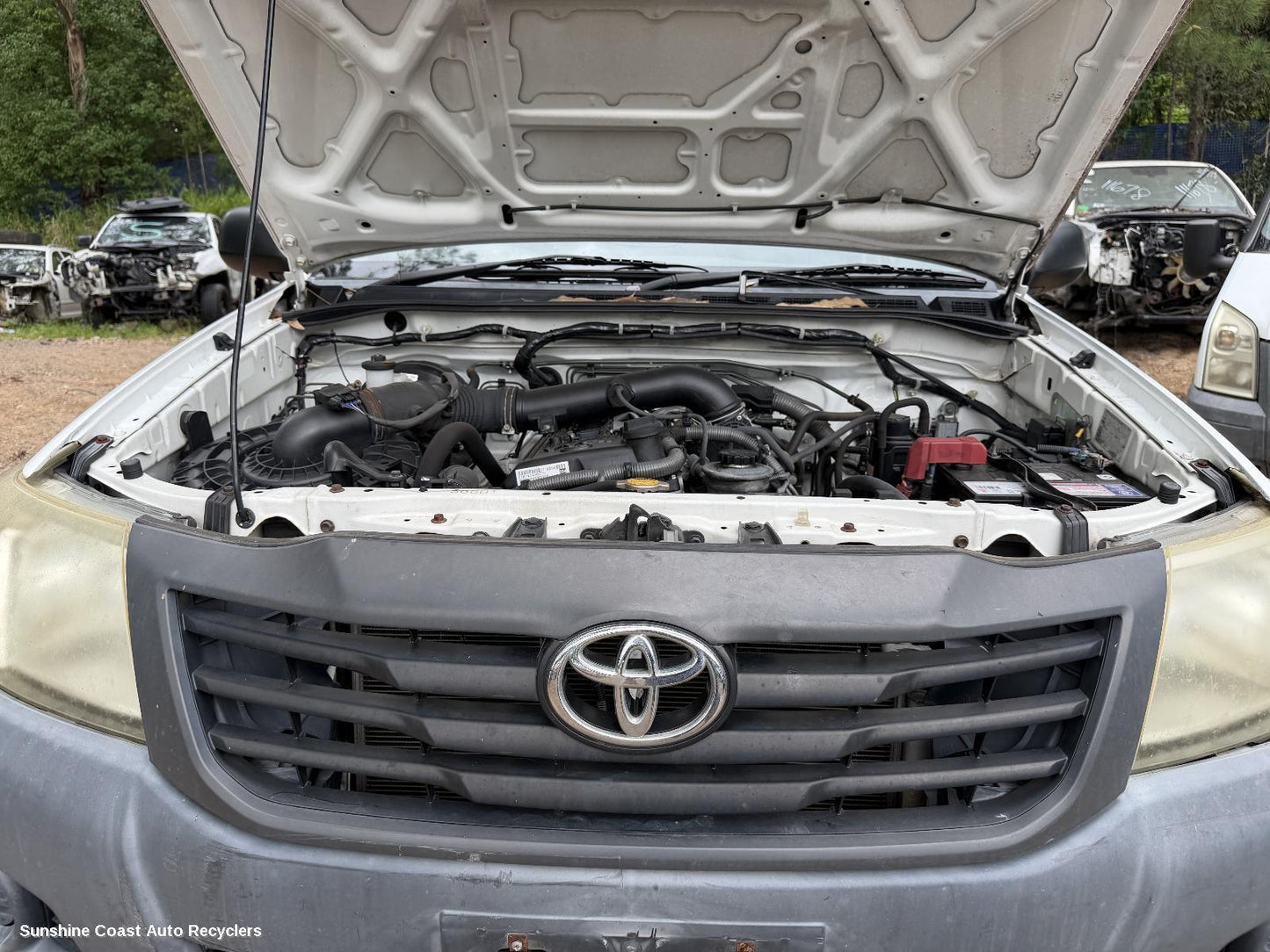 2012 Toyota Hilux Bonnet Lock Support