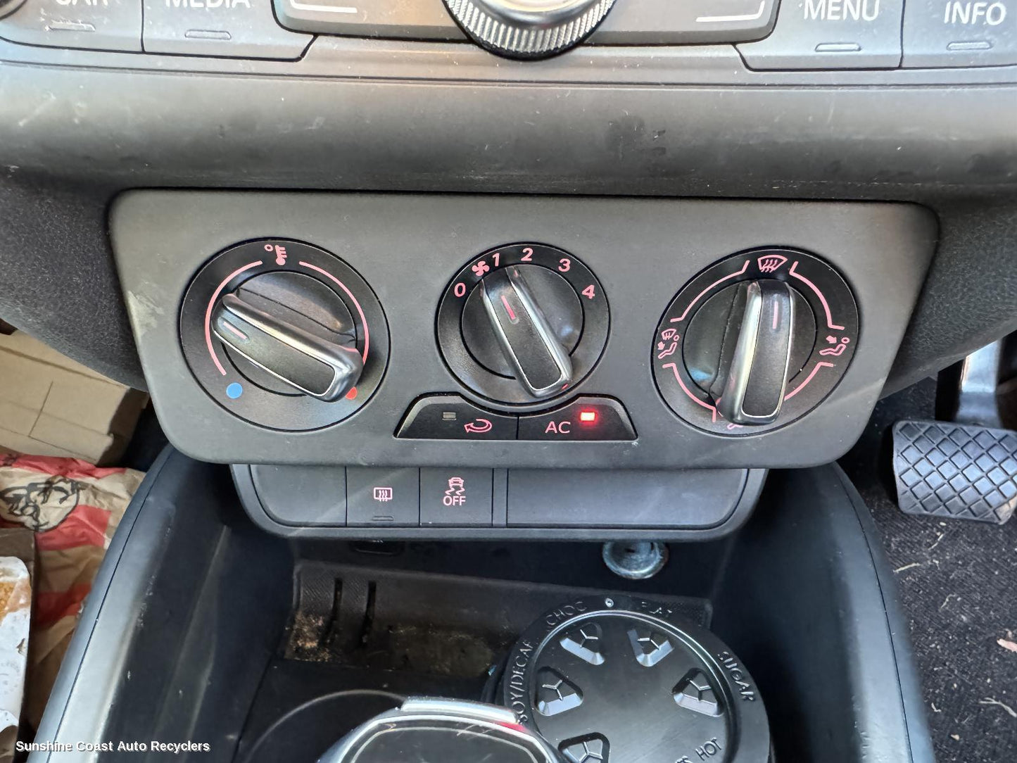 2011 Audi A1 Heater Ac Controls