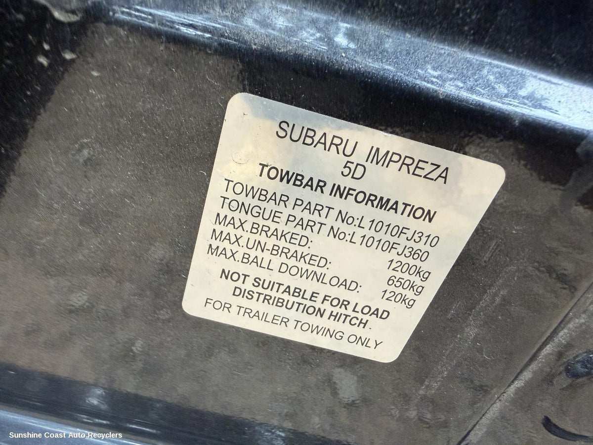 2011-2017 Subaru Impreza Towbar