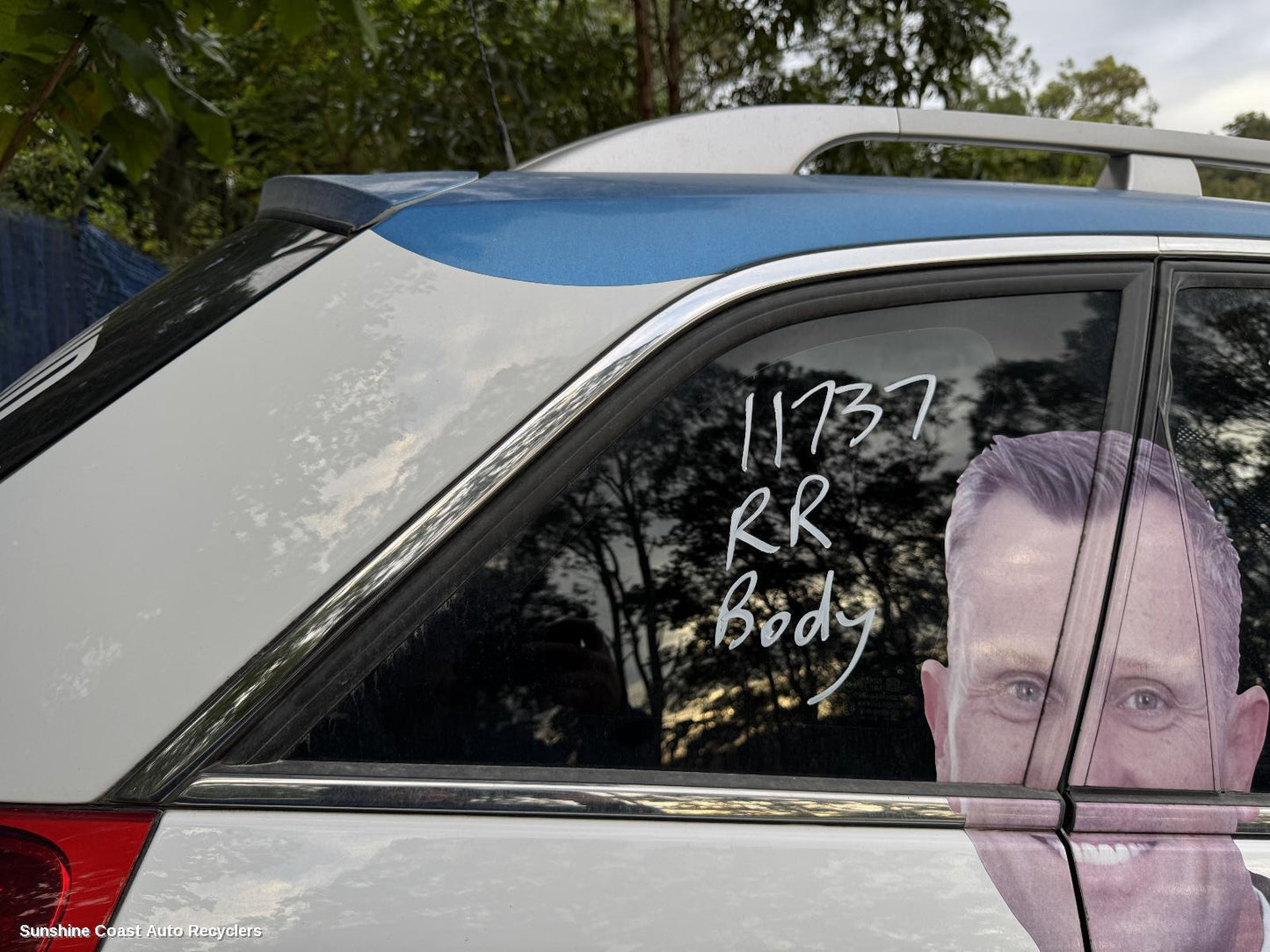 2013 Holden Captiva Right Rear Side Glass