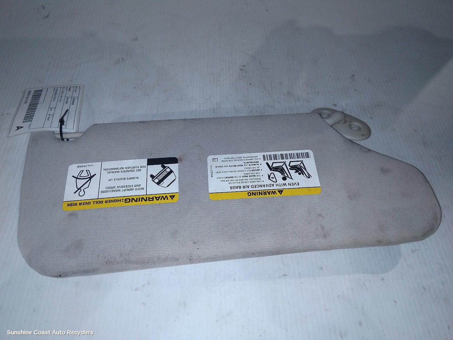 2012 Jeep Cherokee Sunvisor