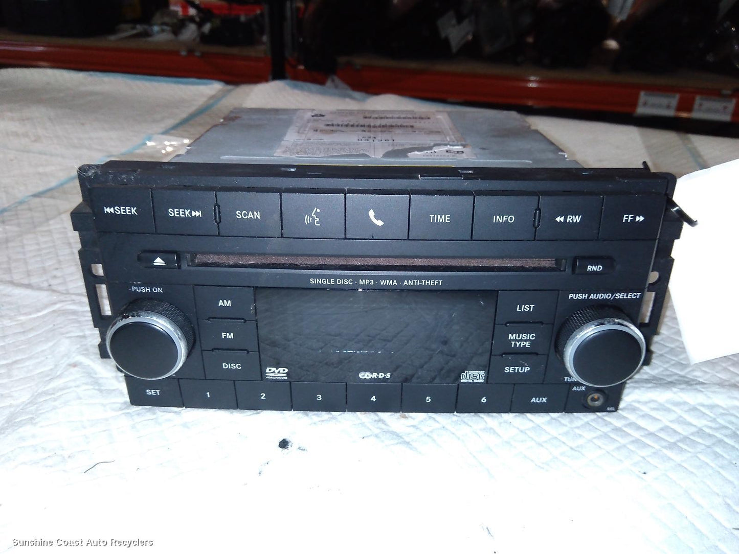 2012 Jeep Patriot Radio Cd Dvd Sat Tv