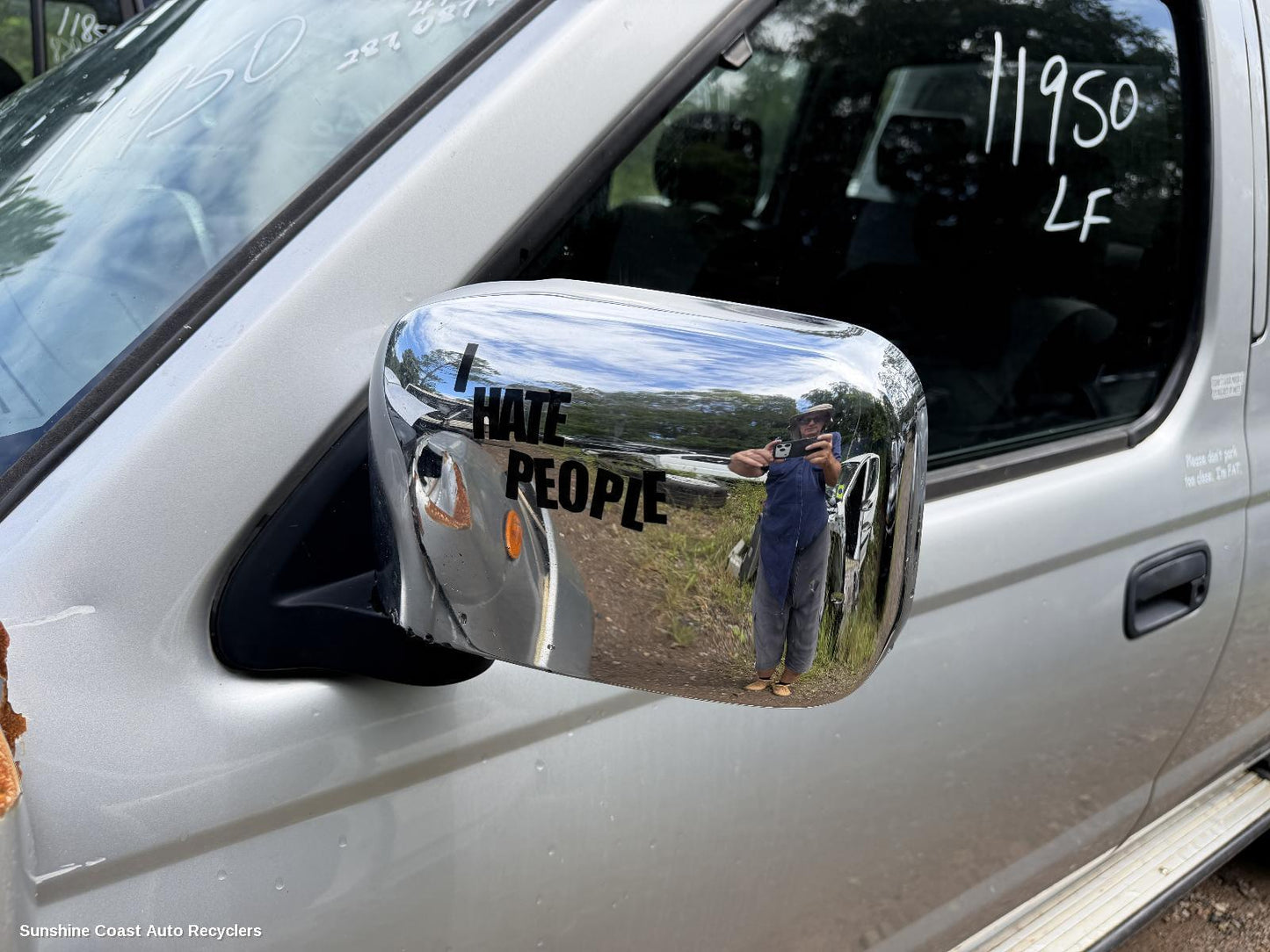 1997-2015 Nissan Navara Left Door Mirror