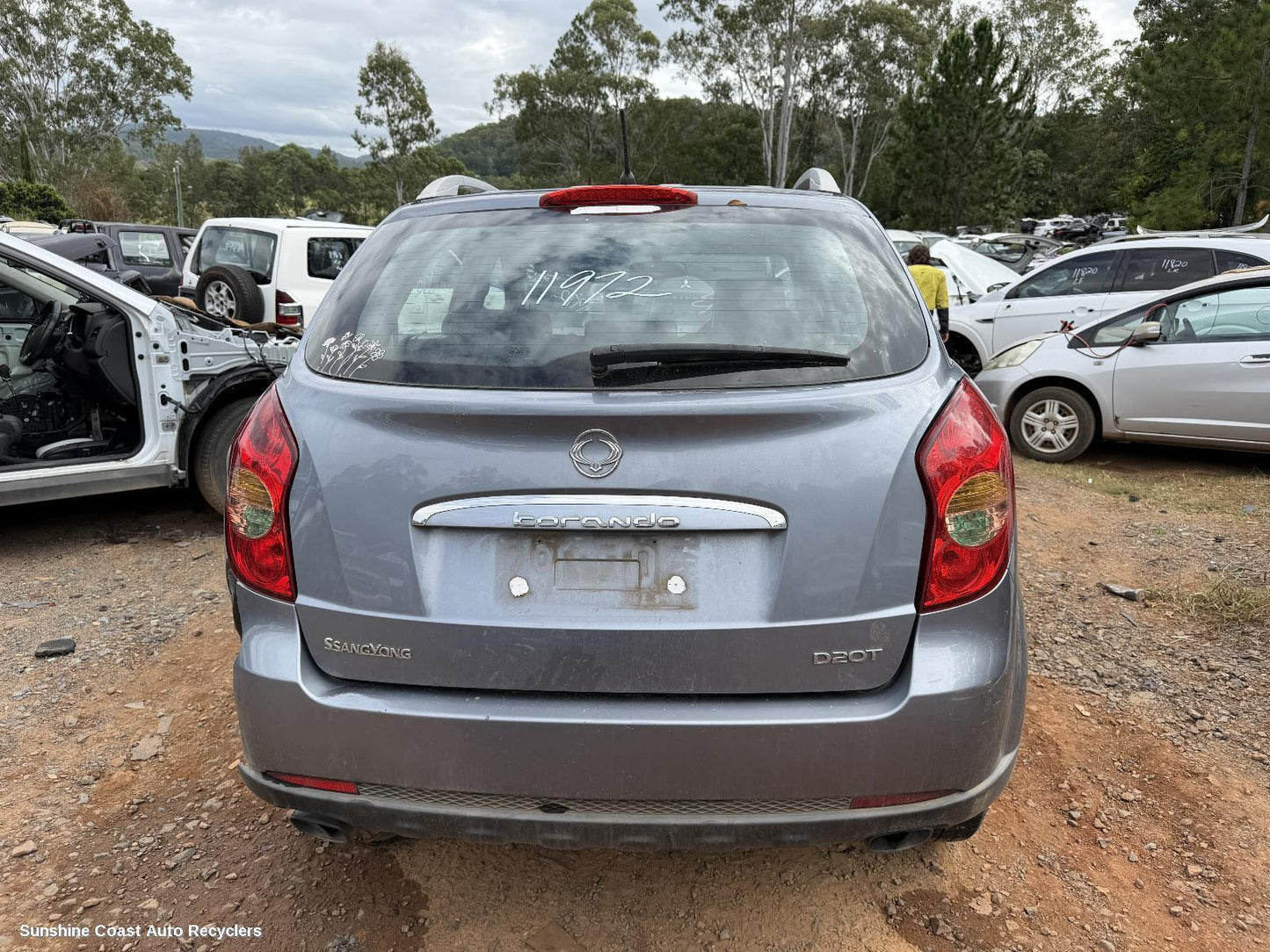 2011-2014 Ssangyong Korando Bootlid Tailgate