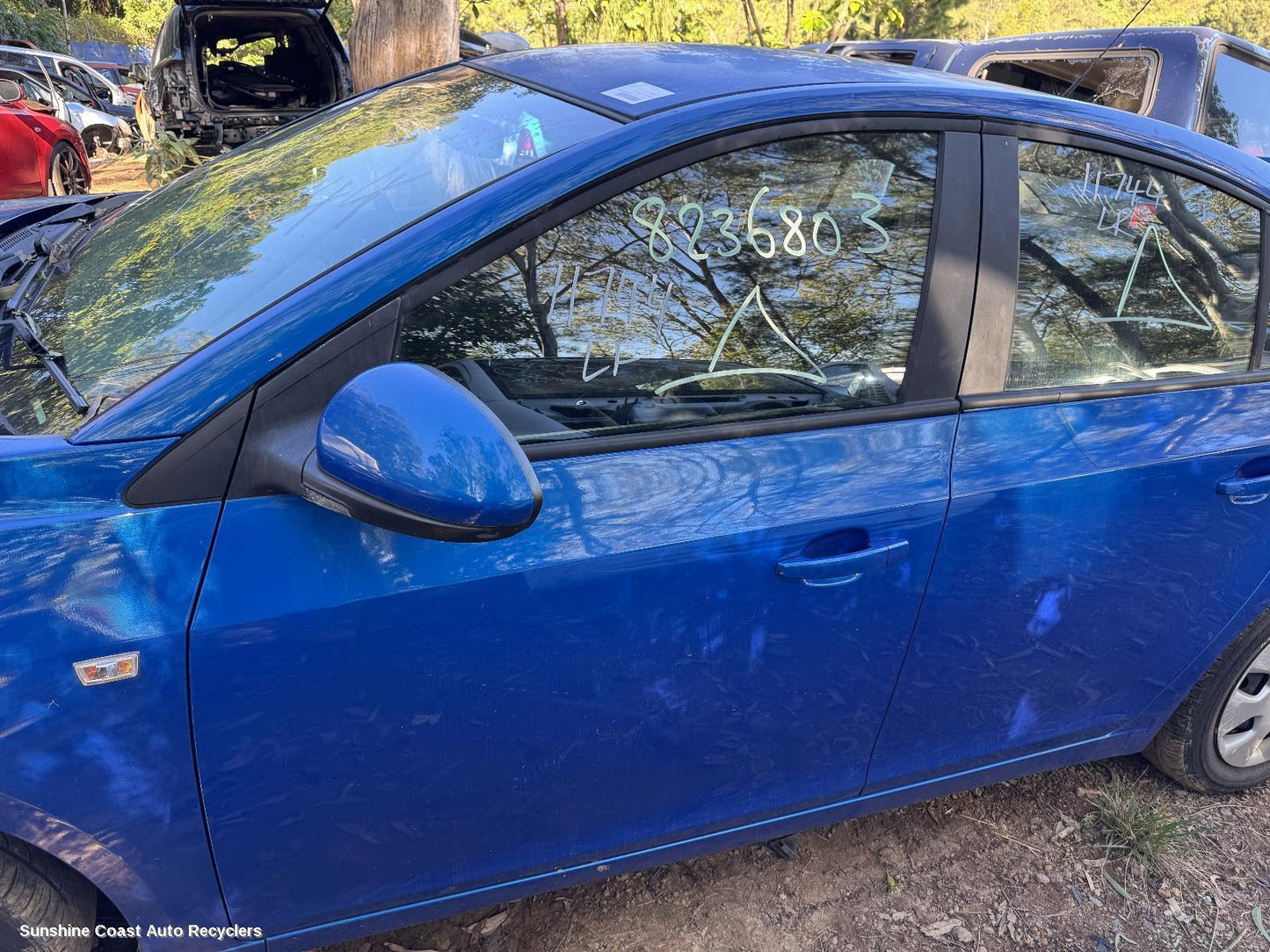 2011 Holden Cruze Left Front Door Window