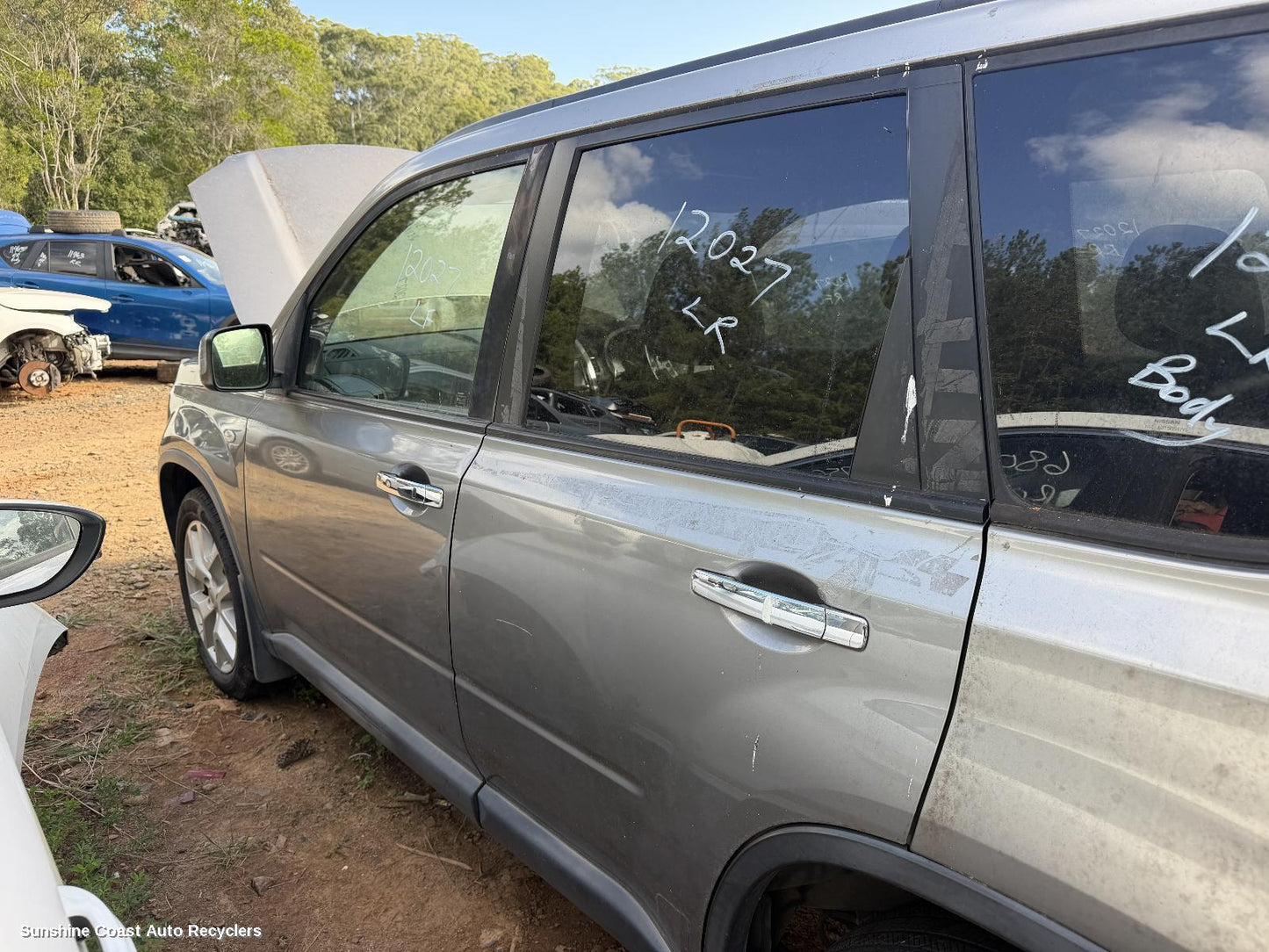 2010-2013 Nissan Xtrail Left Rear Door Window