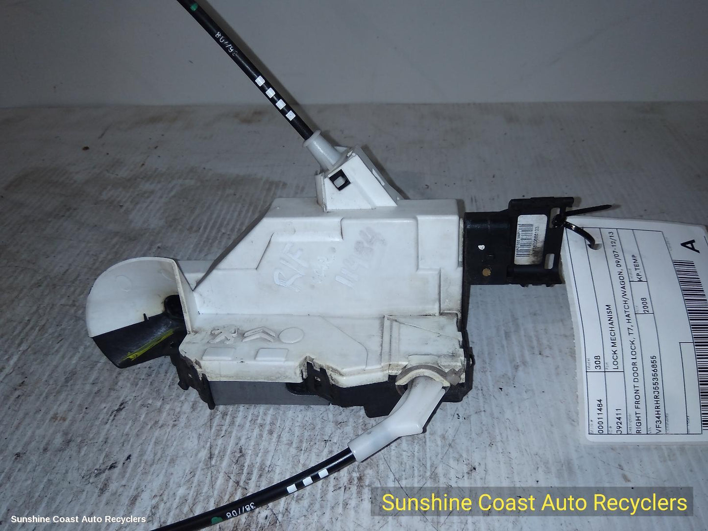 2008 Peugeot 308 Door Boot Gate Lock