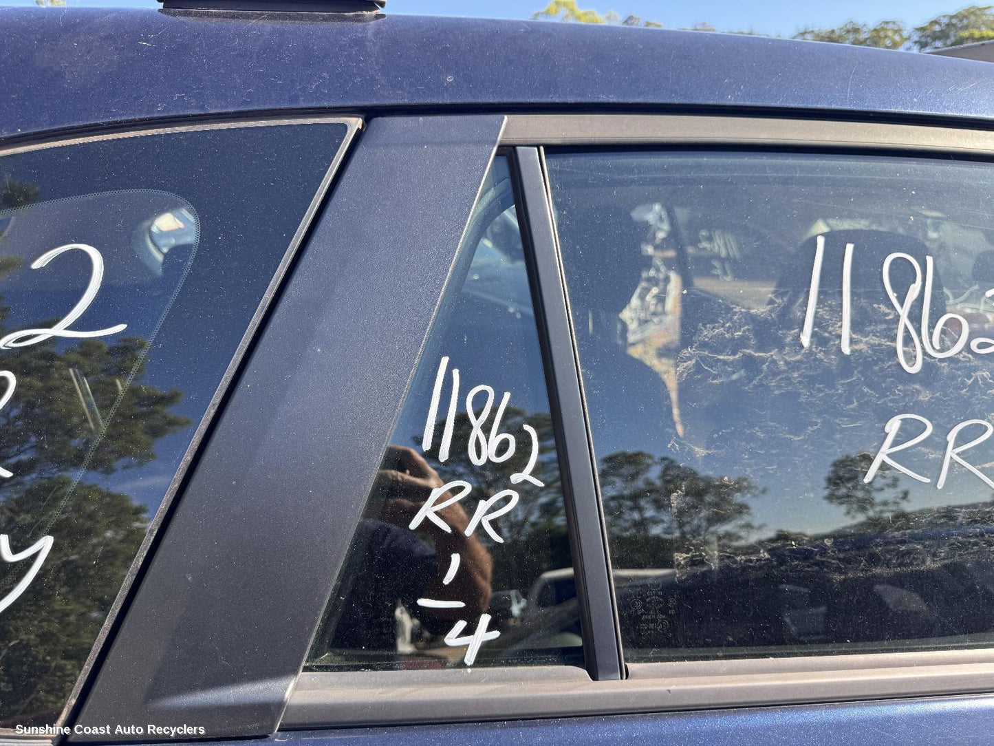 2013 Mazda Cx5 Right Rear 1 4 Door Glass
