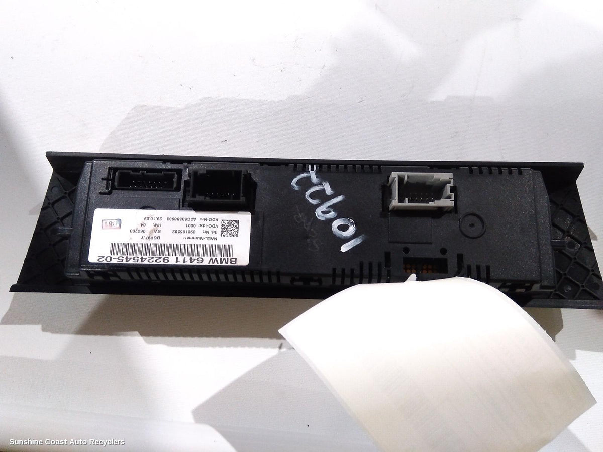 2009-2013 Bmw 3 Series Heater Ac Controls