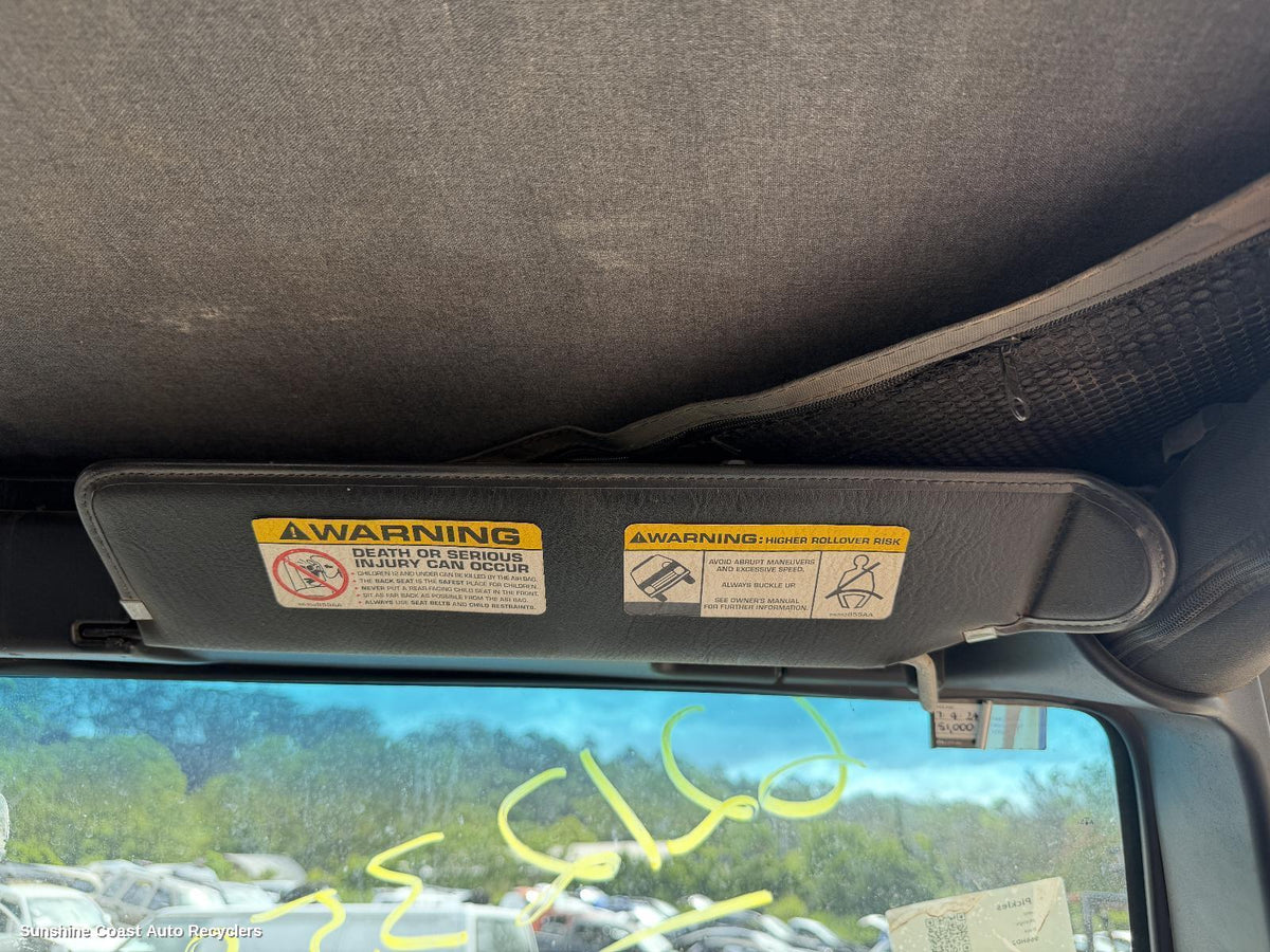 1996-2007 Jeep Wrangler Sunvisor