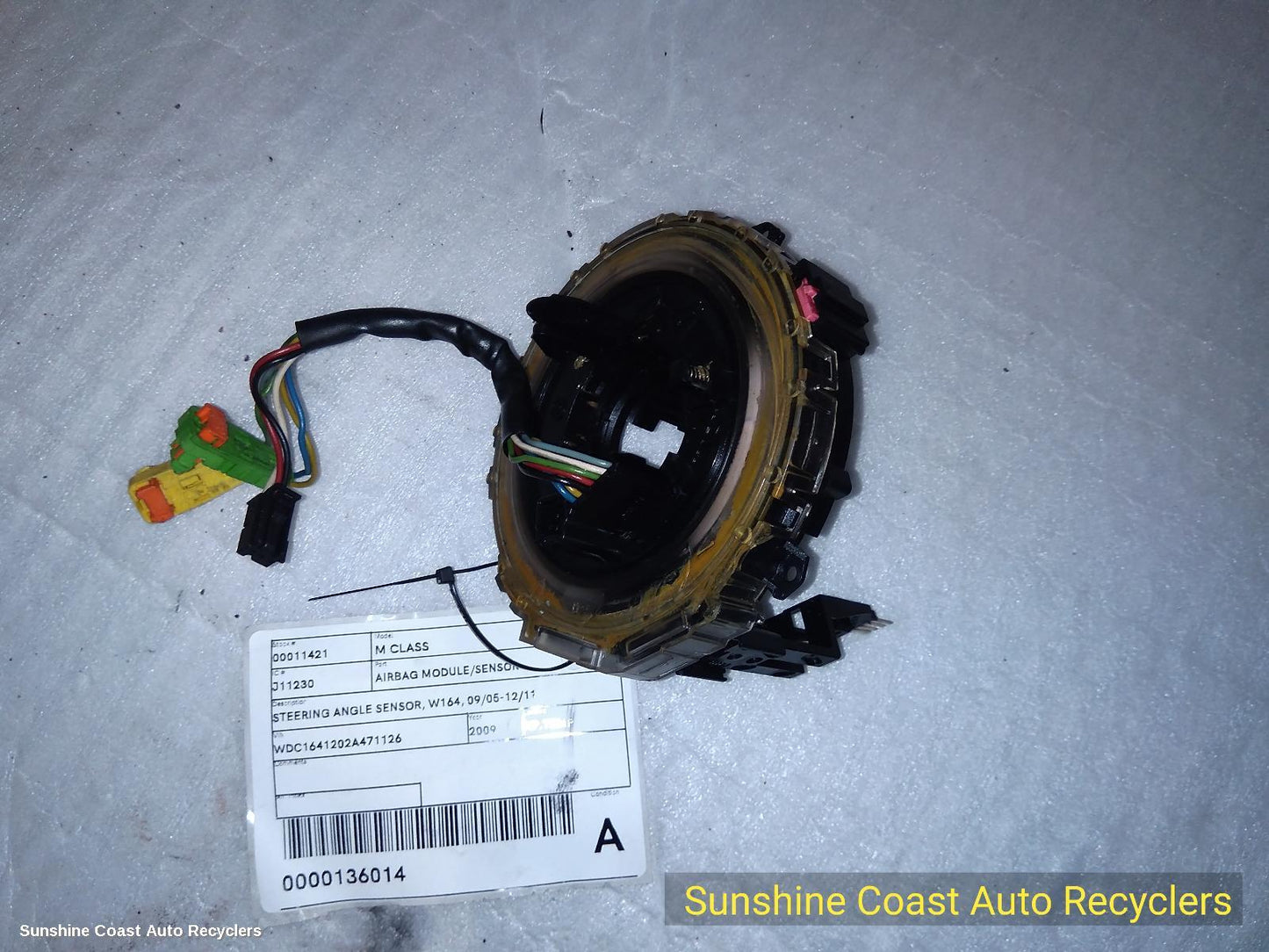 2009 Mercedes M Class Airbag Module Sensor
