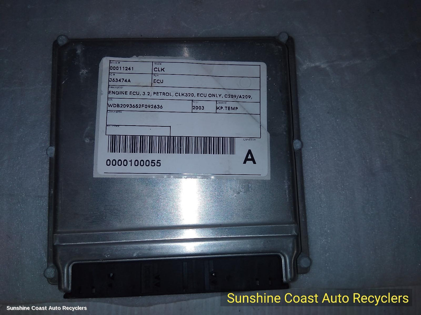 2003 Mercedes Clk Ecu