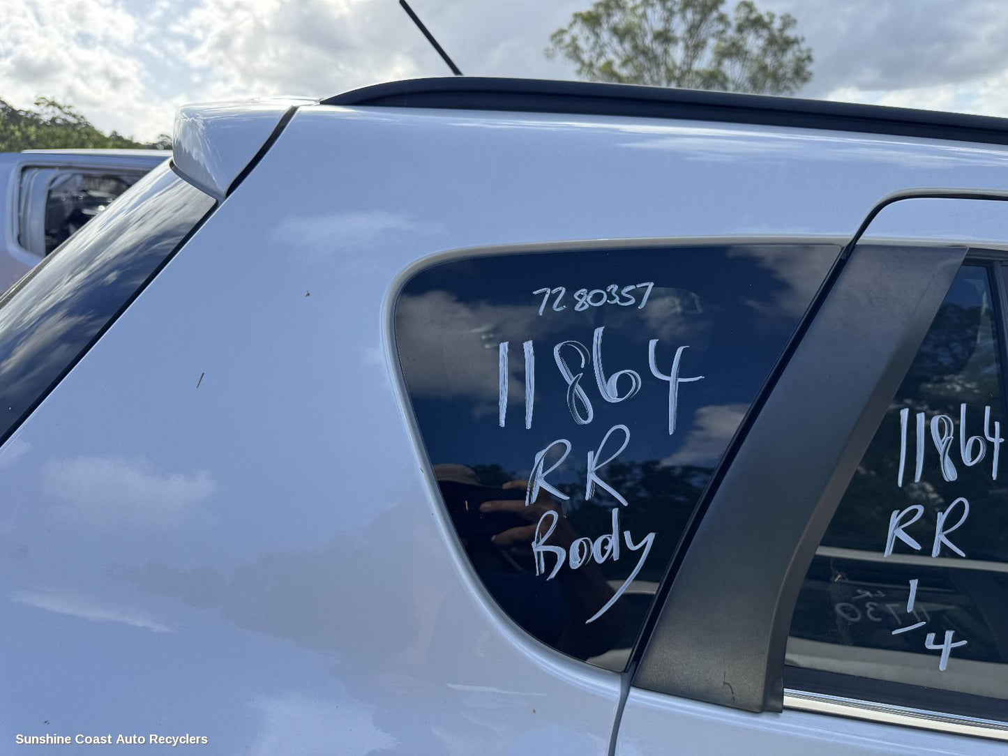 2017 Suzuki S-cross Right Rear Side Glass