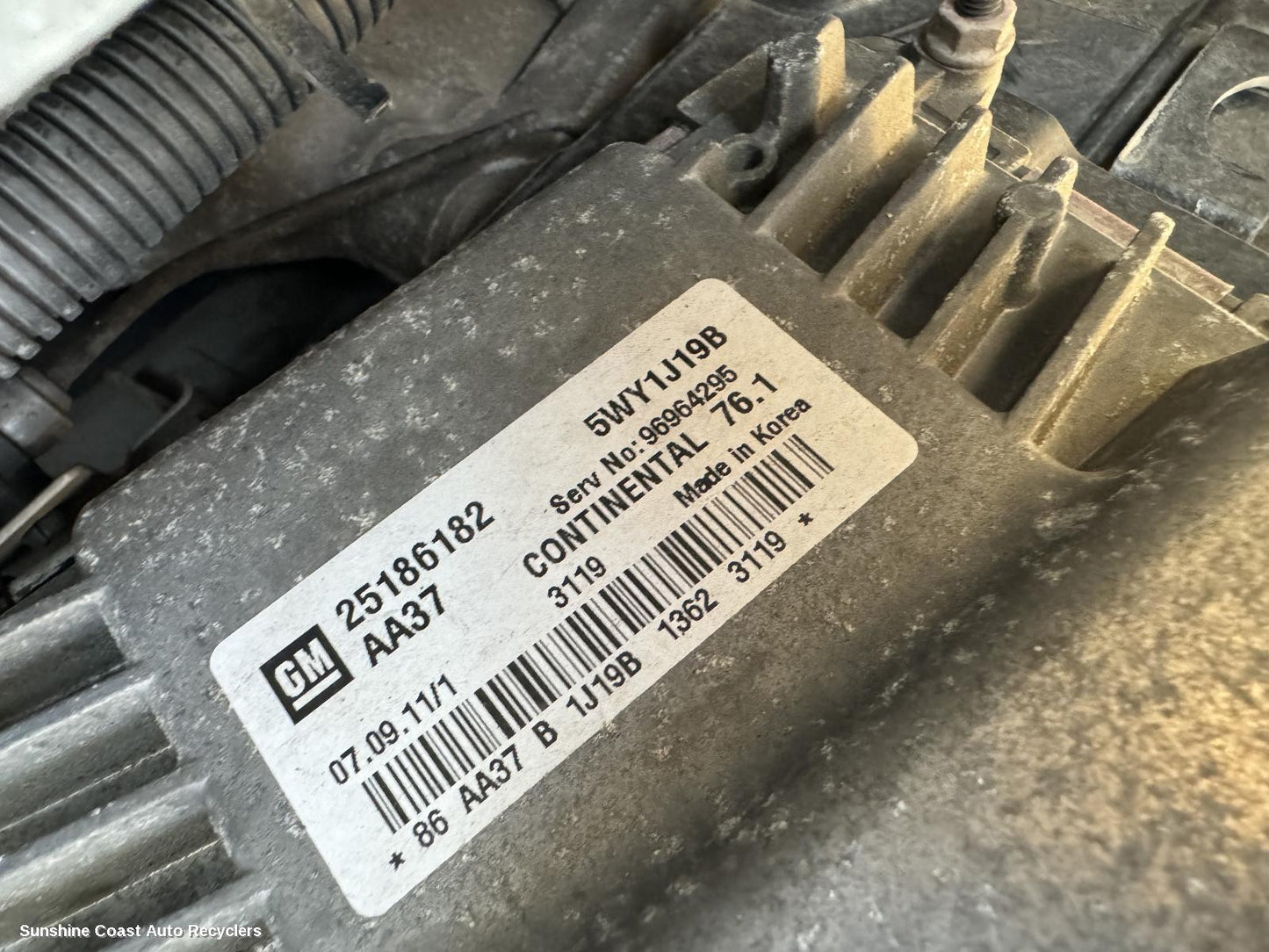 2011 Holden Cruze Ecu