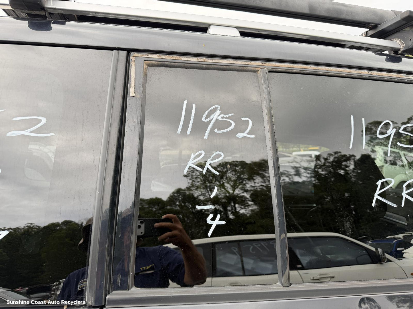 2006-2021 Mitsubishi Pajero Right Rear 1 4 Door Glass