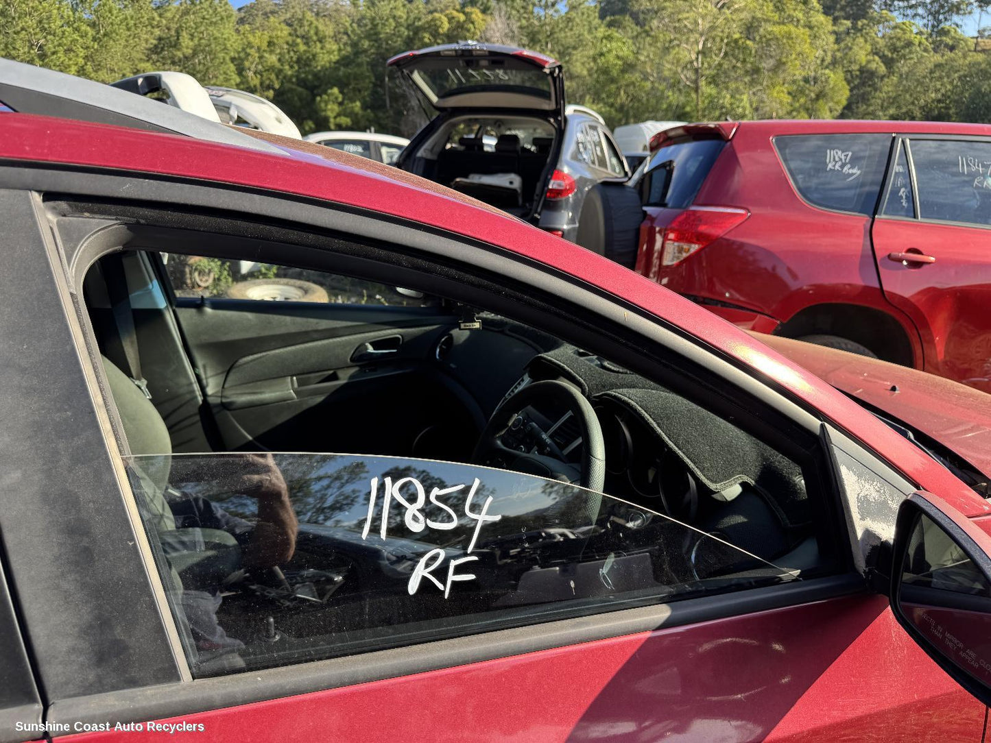 2014 Holden Cruze Right Front Door Window