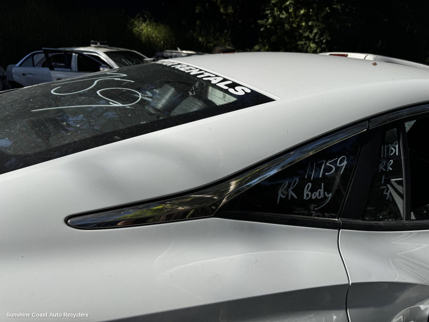2023 Mg Mg5 Right Rear Side Glass