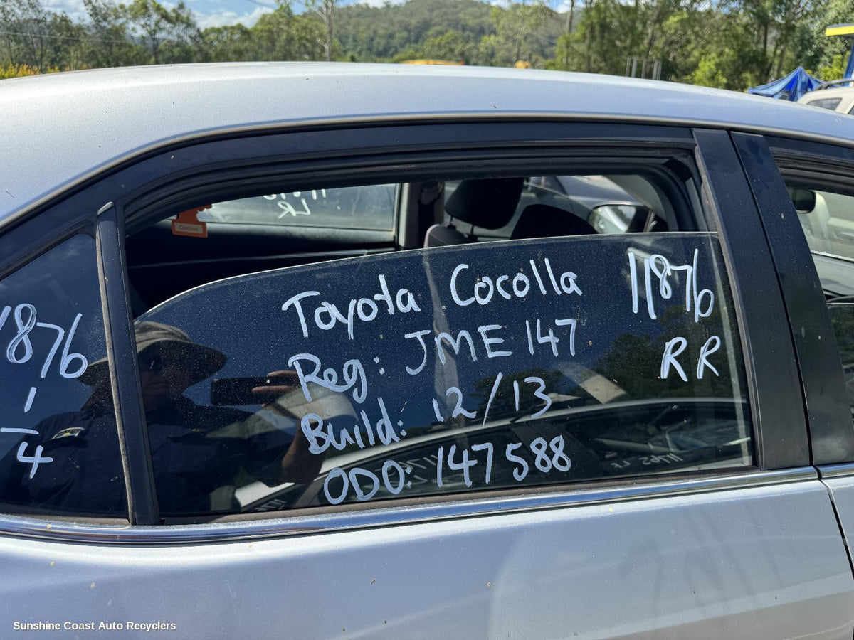 2013-2019 Toyota Corolla Right Rear Door Window