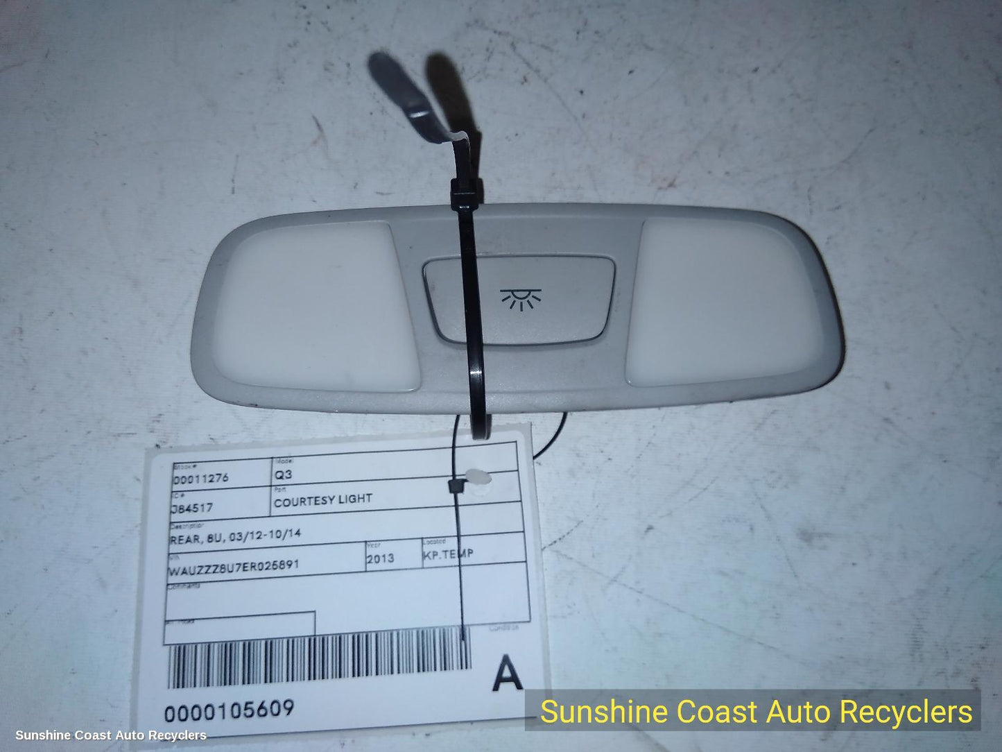 2013 Audi Q3 Courtesy Light