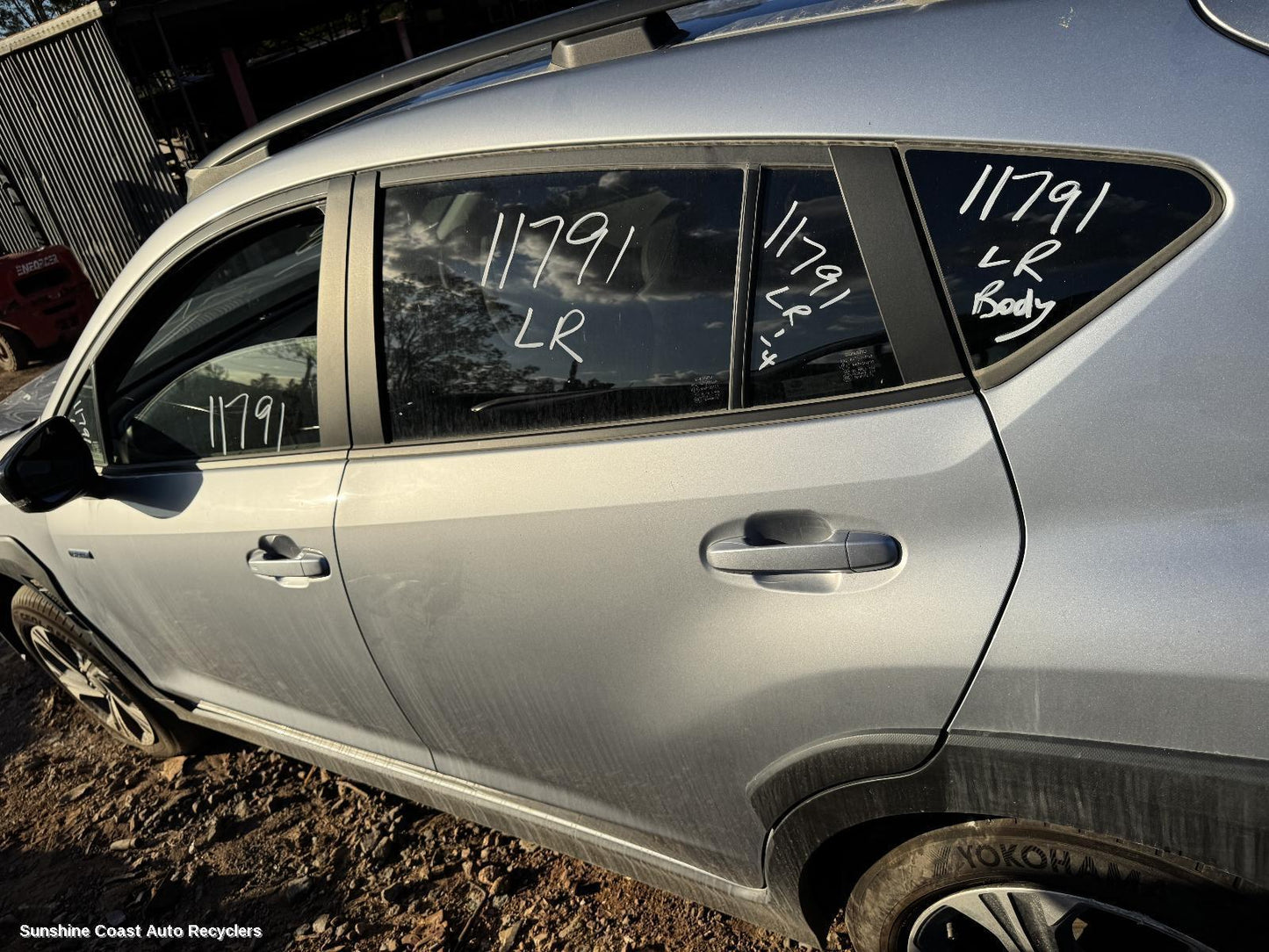 2024 Subaru Crosstrek Left Rear 1 4 Door Glass
