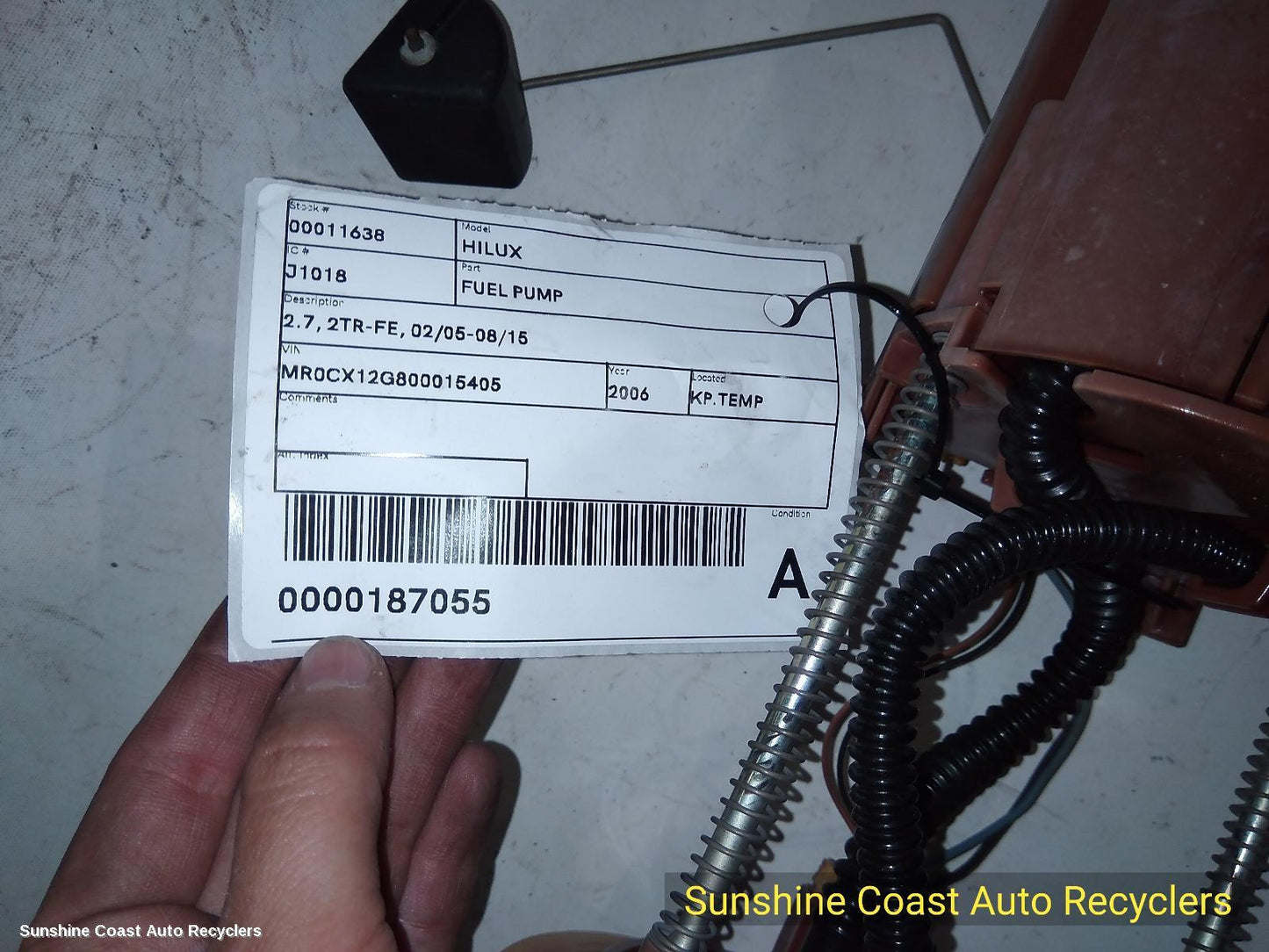 2006 Toyota Hilux Fuel Pump