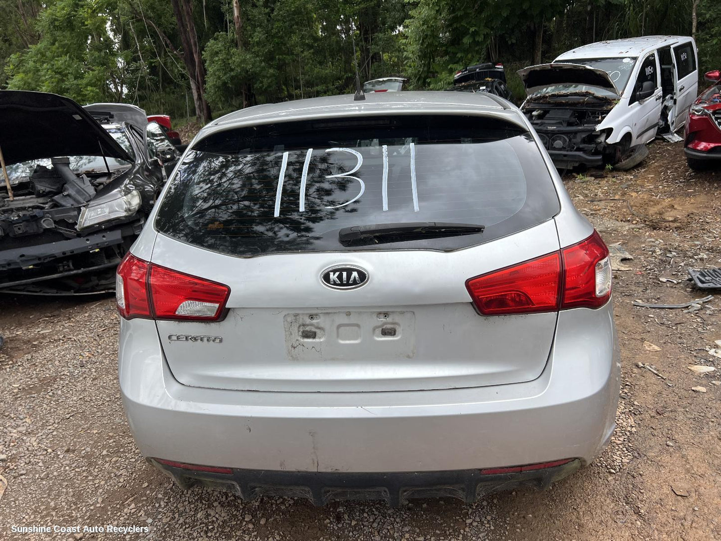 2011 Kia Cerato Rear Spoiler
