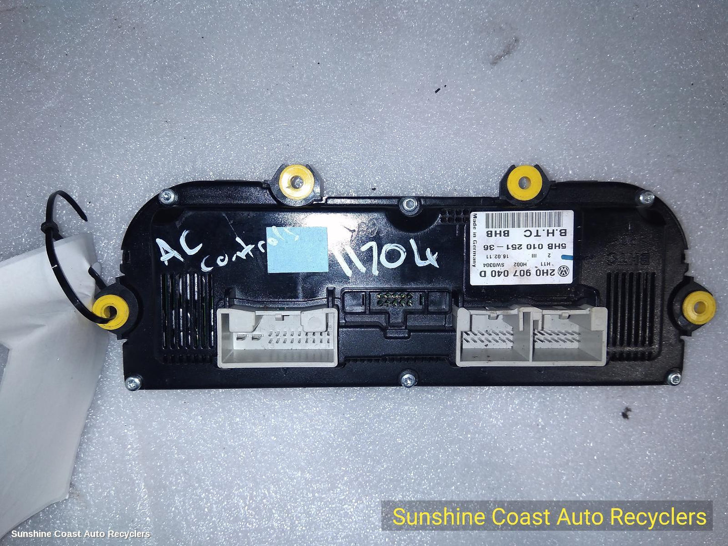2010-2016 Volkswagen Amarok Heater Ac Controls