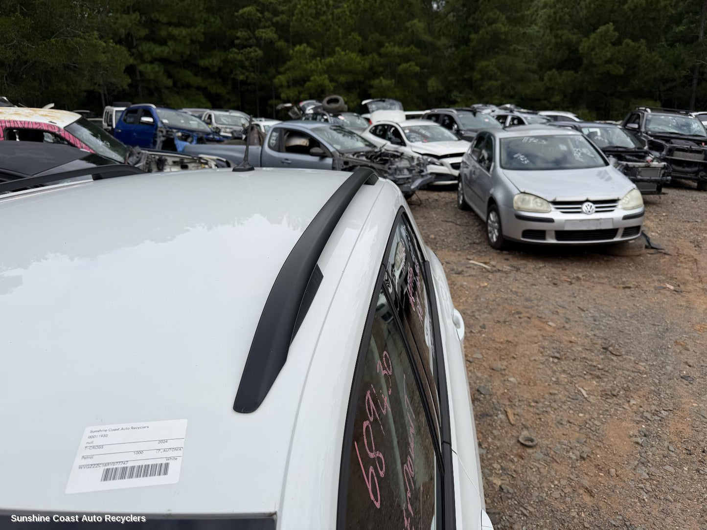2020-2024 Volkswagen T-cross Roof Rack Bars