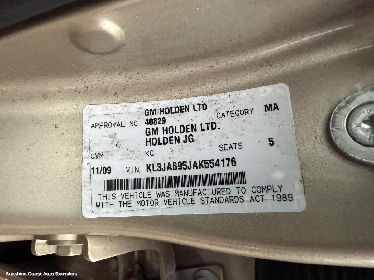 2009-2013 Holden Cruze Engine