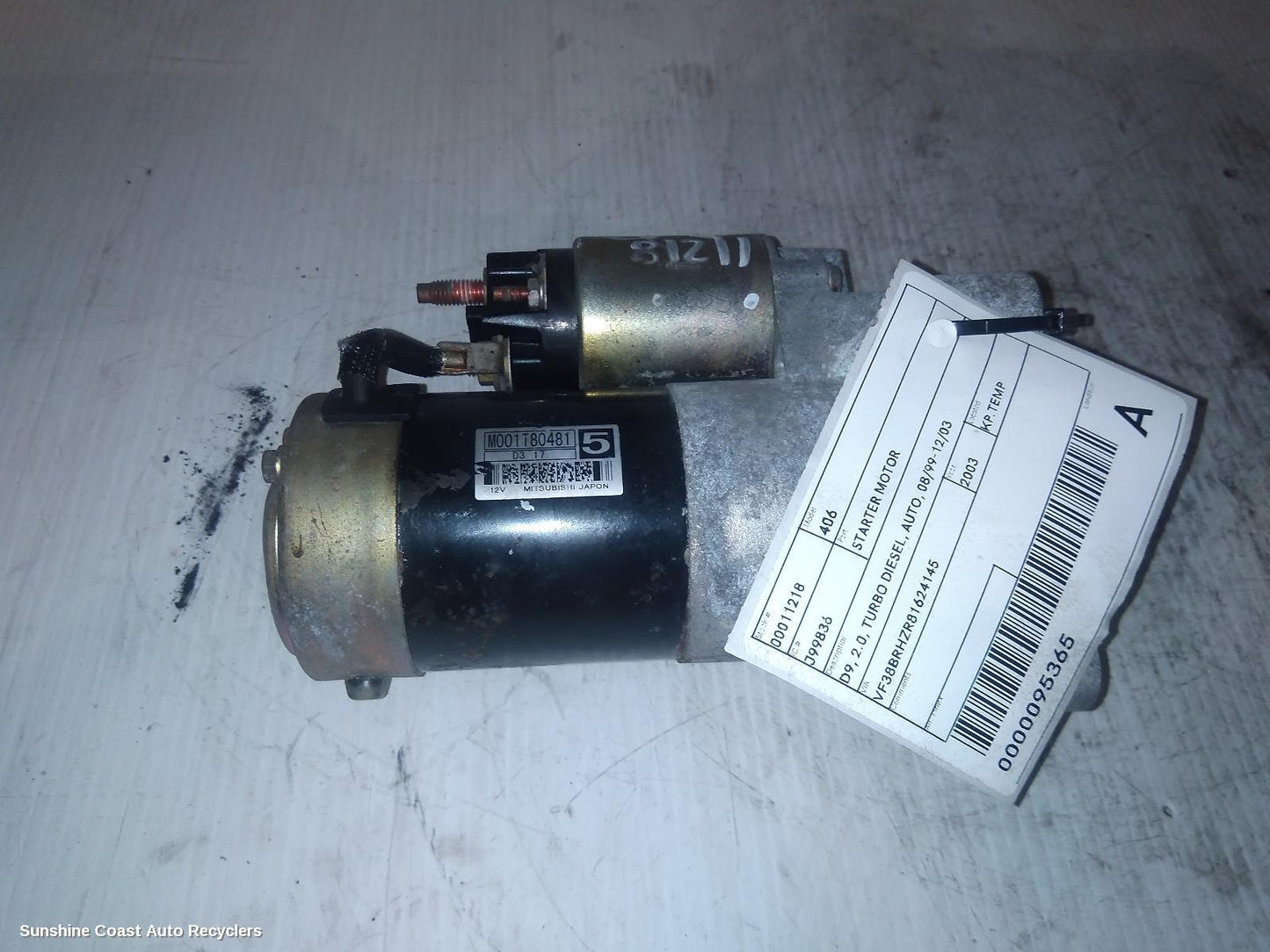 2003 Peugeot 406 Starter