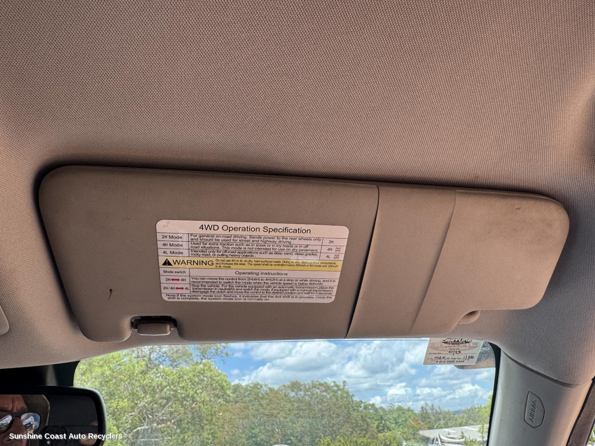 2017-2026 Ldv T60 Sunvisor