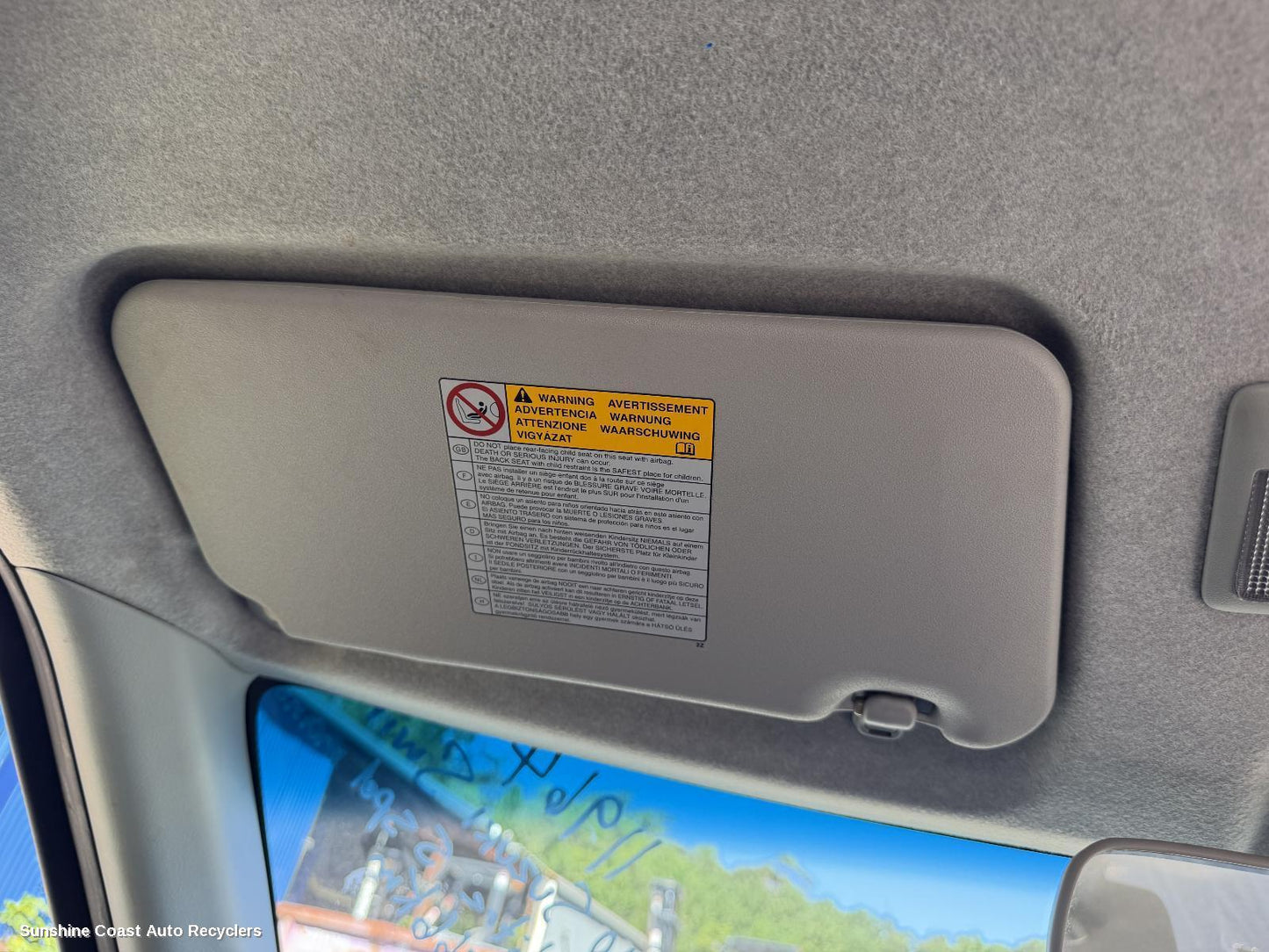 2004-2011 Suzuki Swift Sunvisor