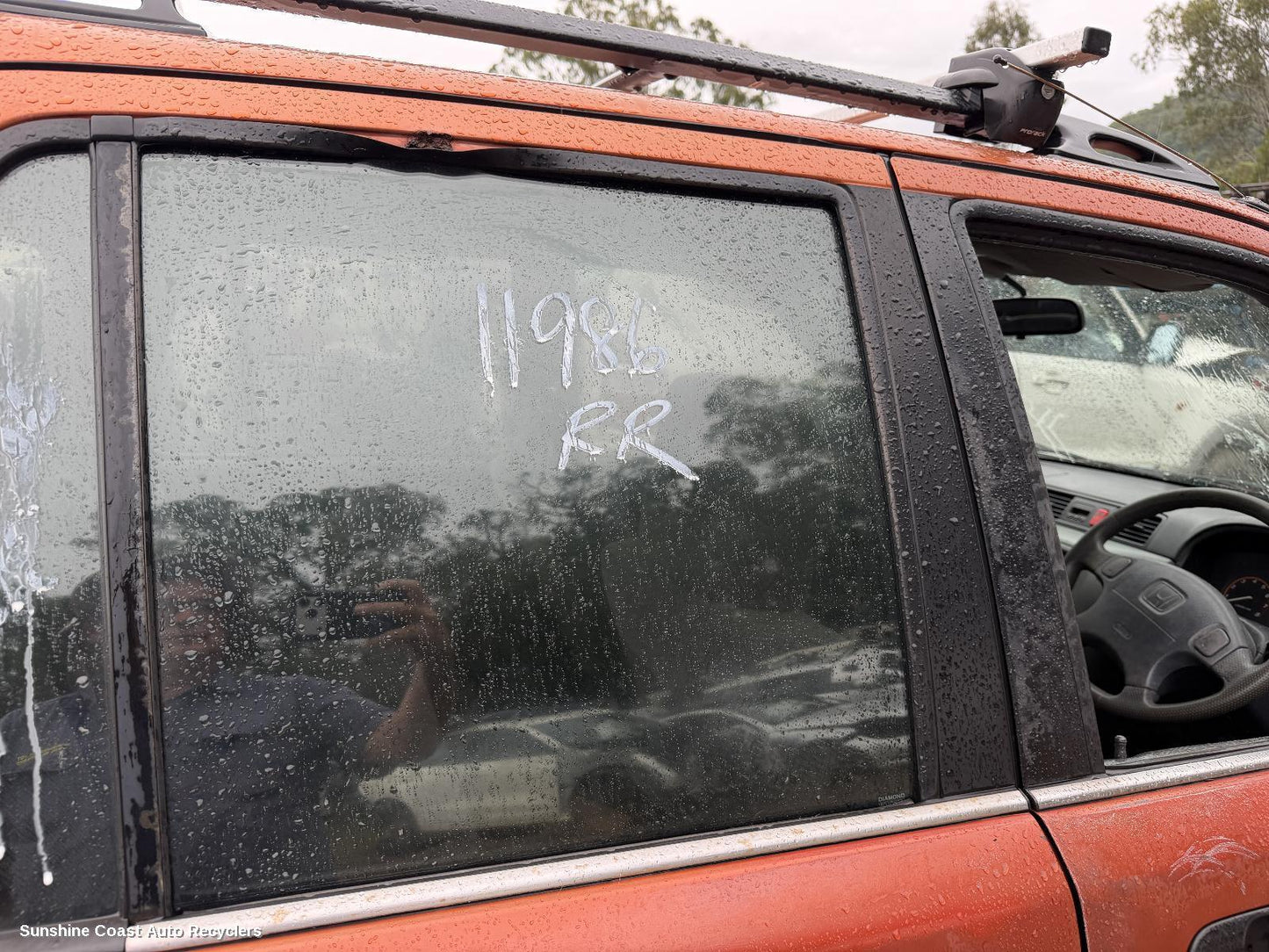 1995-2001 Honda Crv Right Rear Door Window