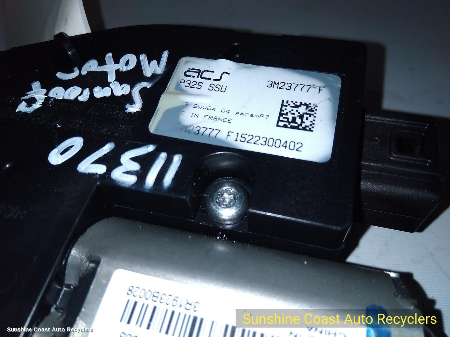 2015 Nissan Qashqai Sunroof Motor