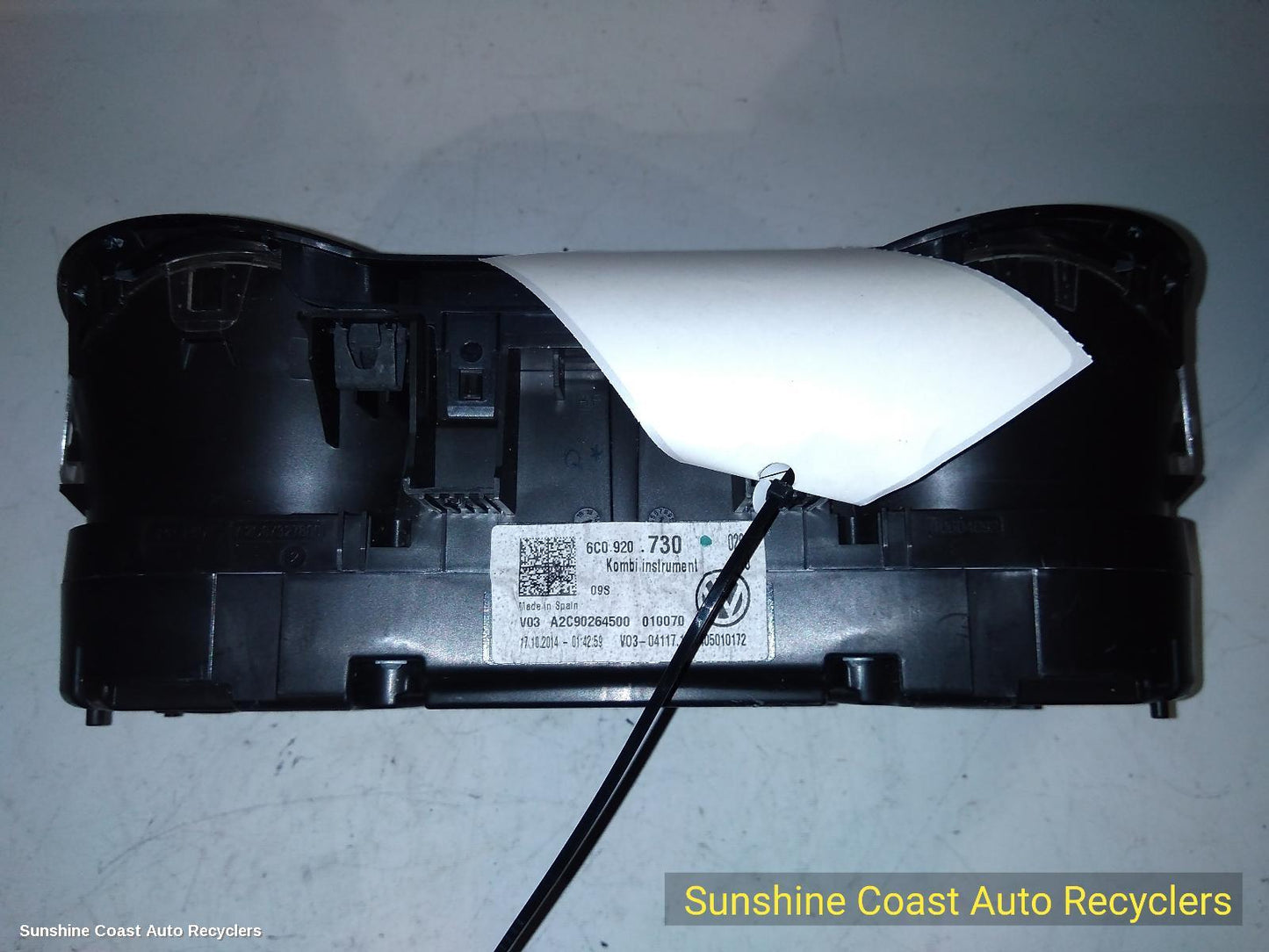 2014 Volkswagen Polo Instrument Cluster