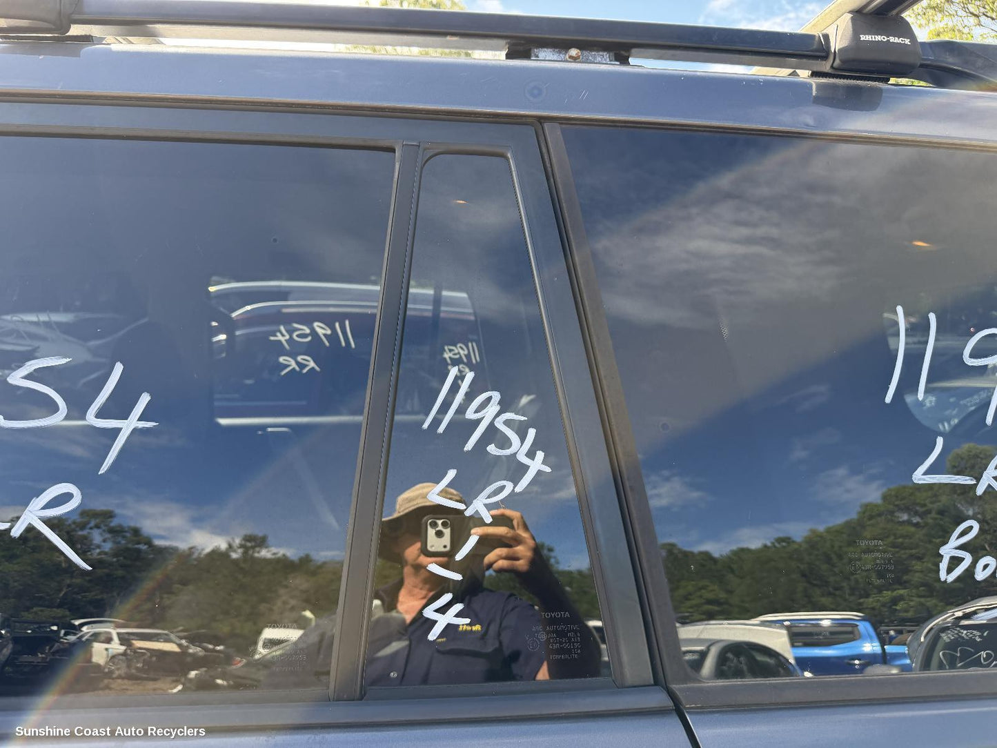 2009-2023 Toyota Prado Left Rear 1 4 Door Glass
