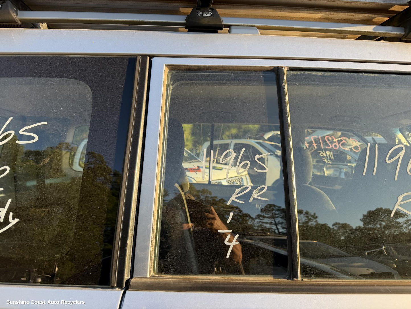 2006-2021 Mitsubishi Pajero Right Rear 1 4 Door Glass