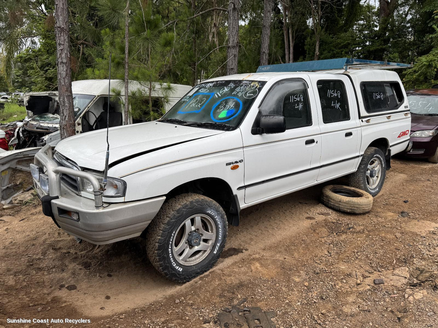 2001 Mazda Bravo Bonnet