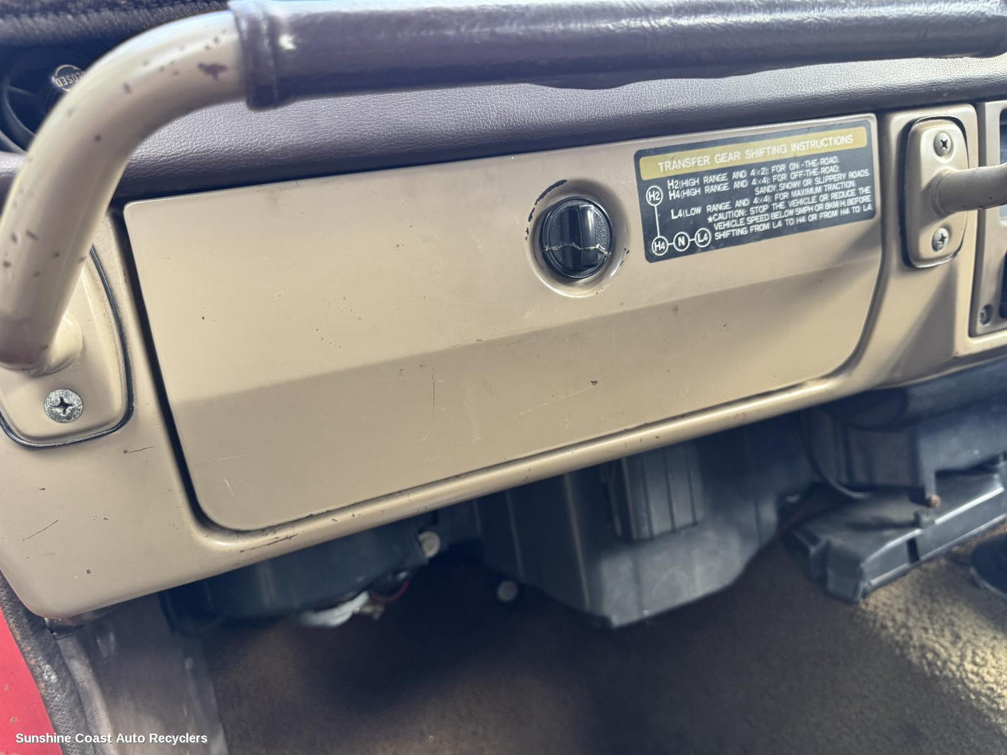 1984 Toyota Landcruiser Glove Box