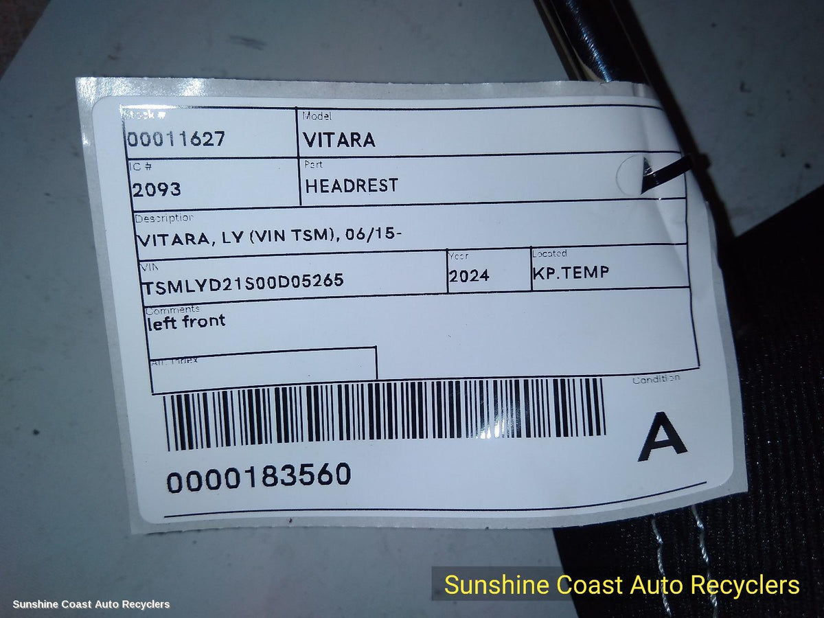 2015-2026 Suzuki Vitara Headrest