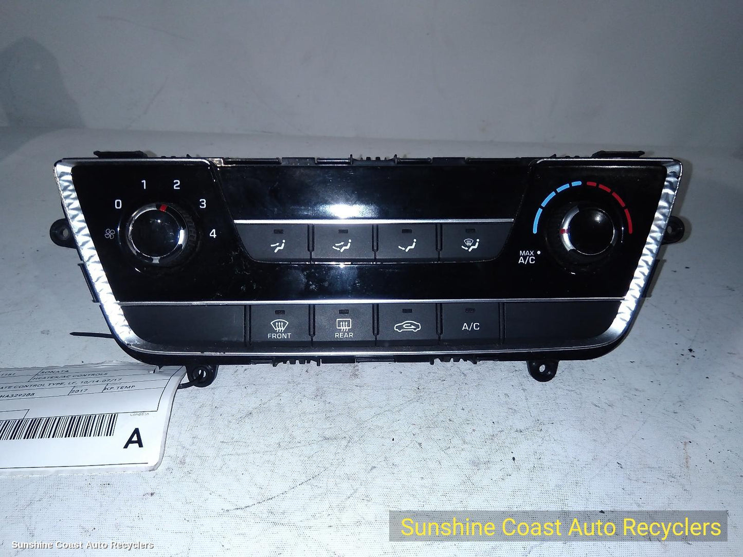 2017 Hyundai Sonata Heater Ac Controls
