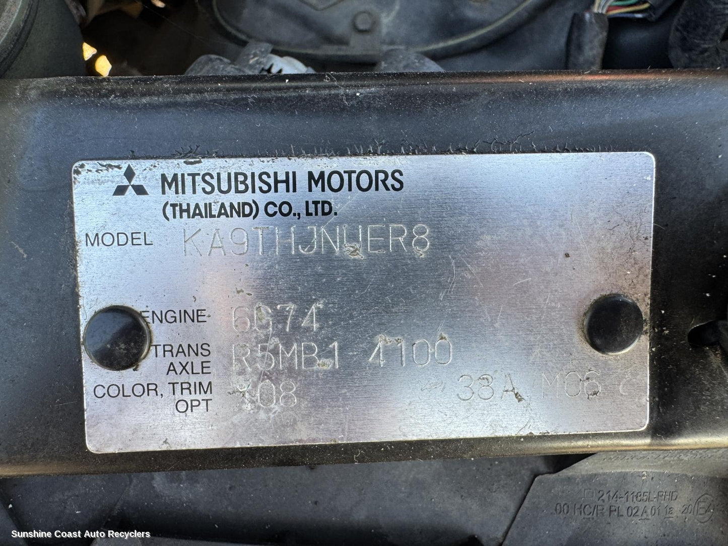 2008 Mitsubishi Triton Differential Centre