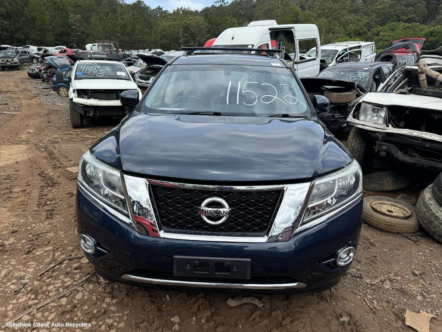 2014 Nissan Pathfinder 2nd Seat  Rear Seat