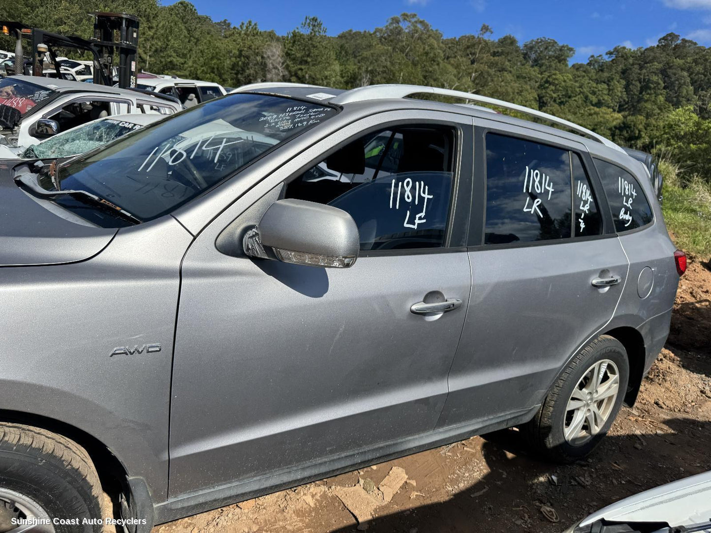 2009 Hyundai Santa Fe Side Step Skirt